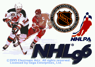 Заставка игры NHL 96